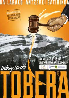 Debagoieneko toberaren kartela